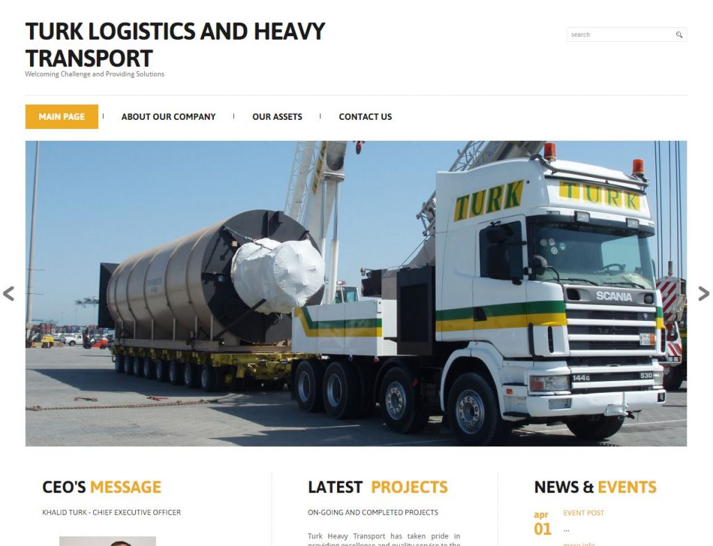 Turk Logistics and Heavy Transport - BHR